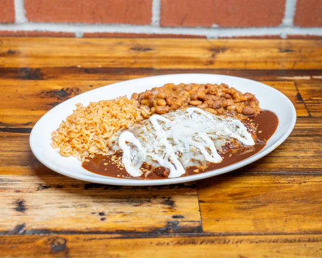 ENCHILADAS MOLE.