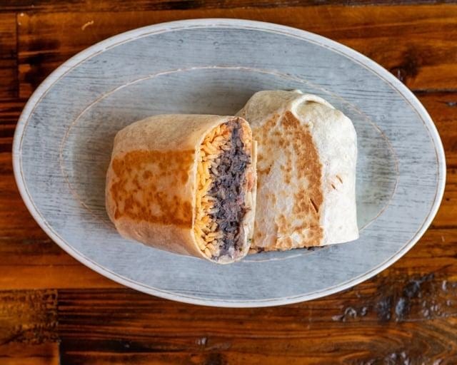 CARNE ASADA BURRITO.